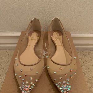 Christian Louboutin mesh flats - brand new in box